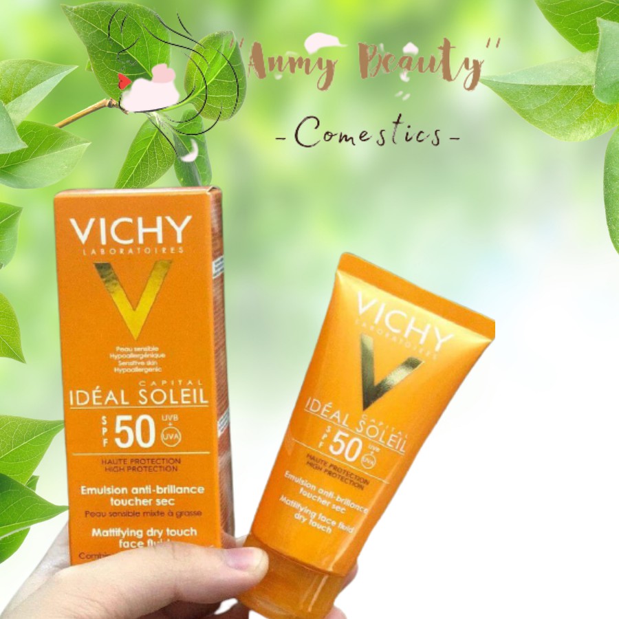 Kem Chống Nắng VICHY IDEAL SOLEIL Cho Da Dầu SPF 50+(50ml)