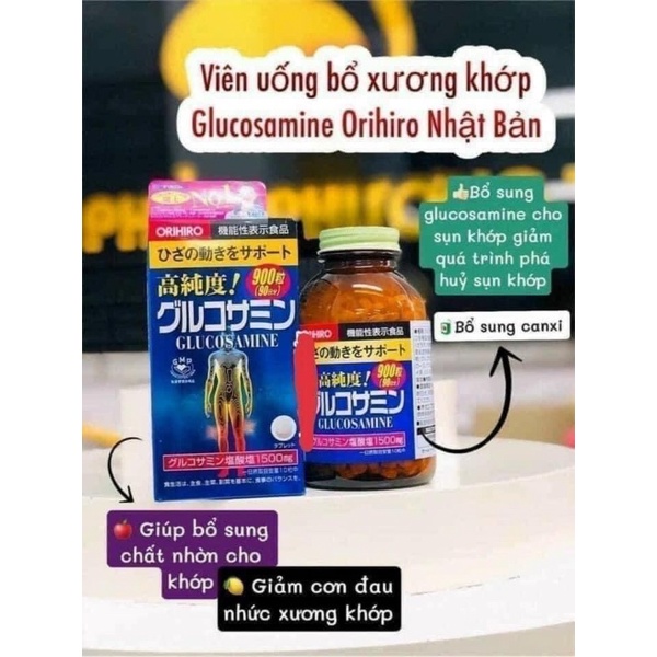 Viên uống bổ Xương Glucosamine 900v và 950v ORIHIRO NHẬT BẢN - ORIHIRO