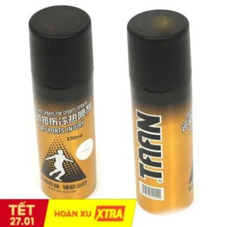 Bình xịt giảm đau Taan xịt lạnh chấn thương trong thể thao bóng đá chạy lạnh sau giảm đau nhanh khi bong gân
