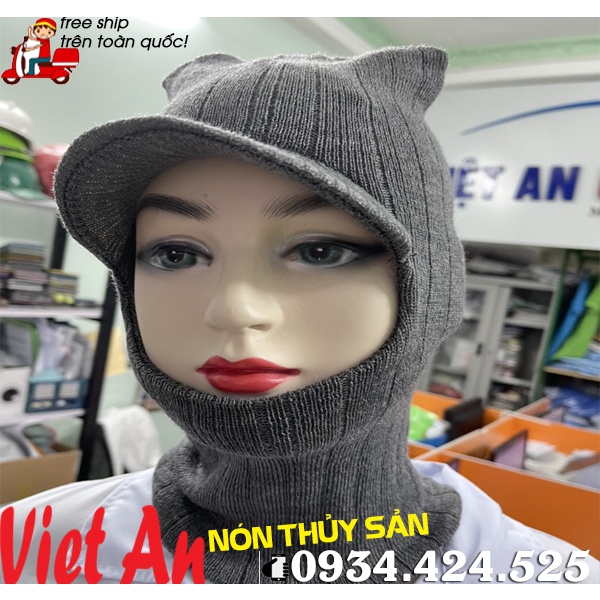 NÓN LEN KHO LẠNH XÁM ĐẬM _ HÌNH CHỤP THẬT