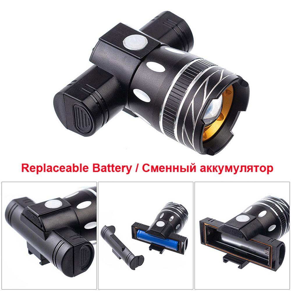 Đèn Pha Xe Đạp Có Thể Điều Chỉnh Sạc Bằng Cổng USB Tiện Dụng Và Bền