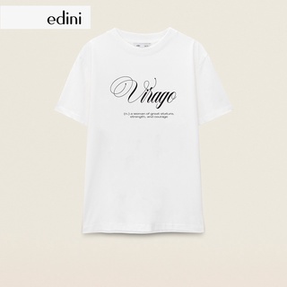 Áo thun in chữ cách điệu EDINI - A1420