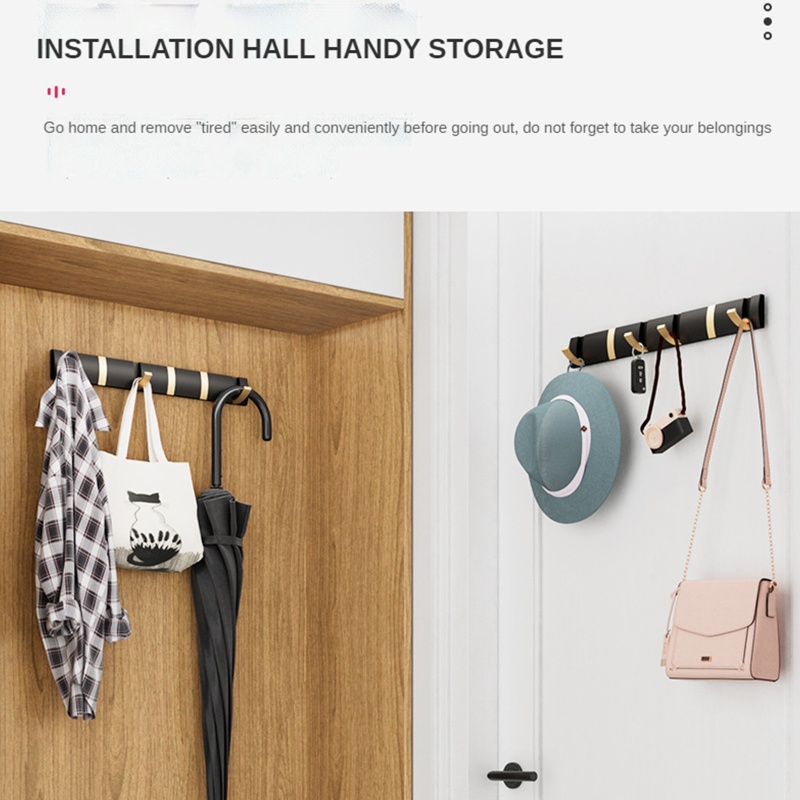 Móc Treo Khăn Tắm / Cà Vạt Gắn Tường Có Thể Gập Gọn Tiện Dụng Cho Nhà Bếp / Phòng Tắm