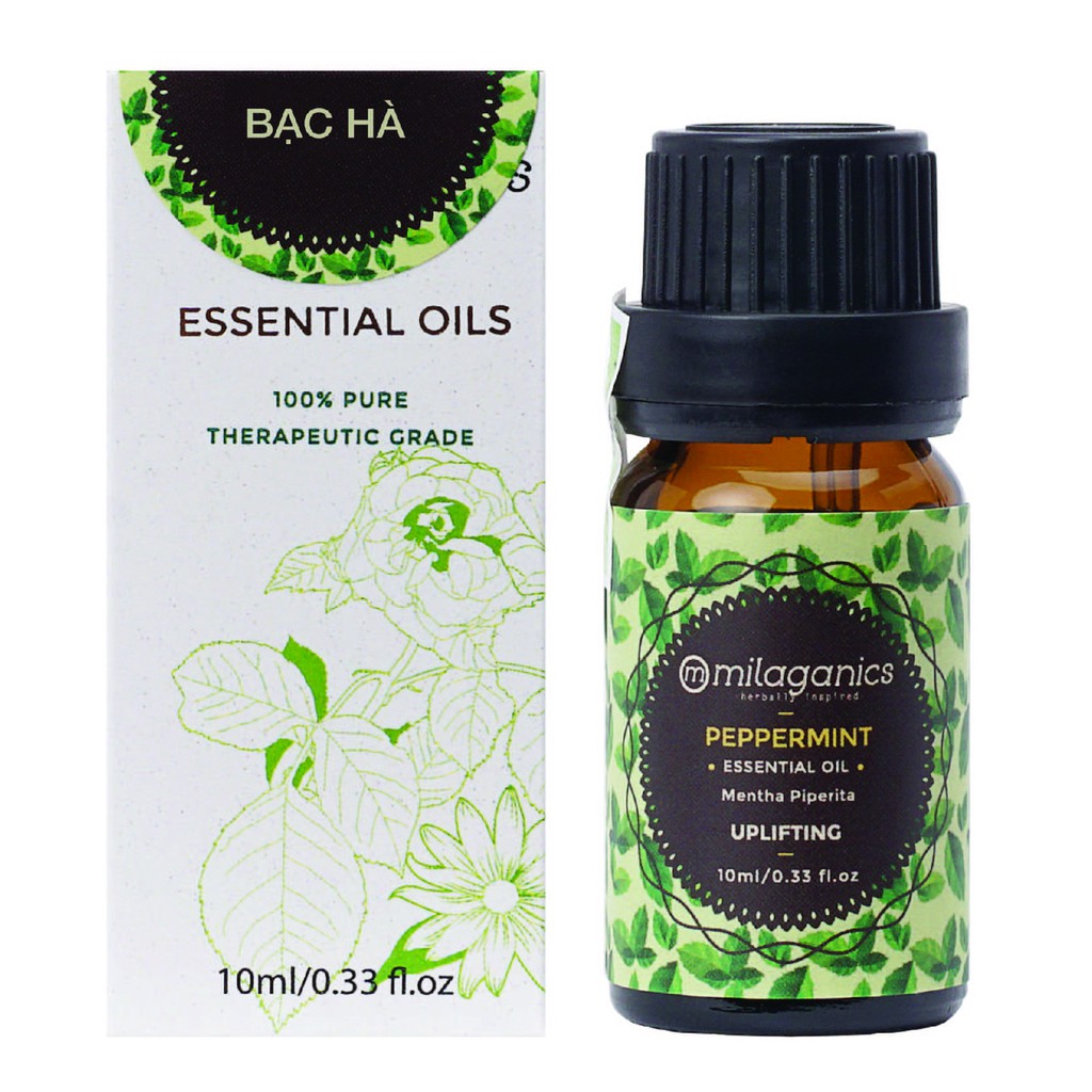 [TRỢ GIÁ] Tinh Dầu Thiên Nhiên Milaganics 10ml | Tự chọn mùi | Có kiểm nghiệm COA