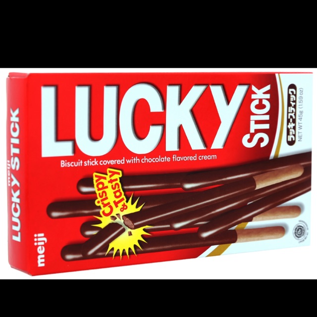 Bánh đũa Lucky Stick vị socola 45g