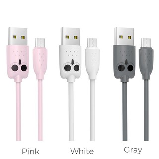 Dây Sạc Iphone Và Androi Hoco KX1 Lightning, Micro USB - Cáp Sạc Cute Đáng Yêu