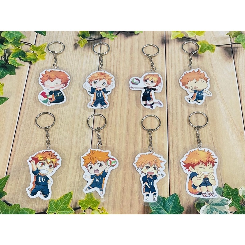 combo 3-8 móc khoá hinata shoyo haikyuu!! /móc treo khoá haikyuu !!