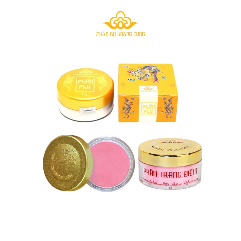 Combo trang điểm dưỡng da chống nắng Phấn Nụ Hoàng Cung