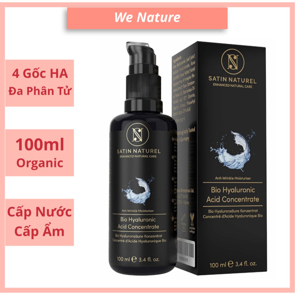 Satin Naturel - Tinh Chất Hyaluronic Acid - Cấp Nước Cấp Ẩm - Bio Hyaluronic Acid Concentrate