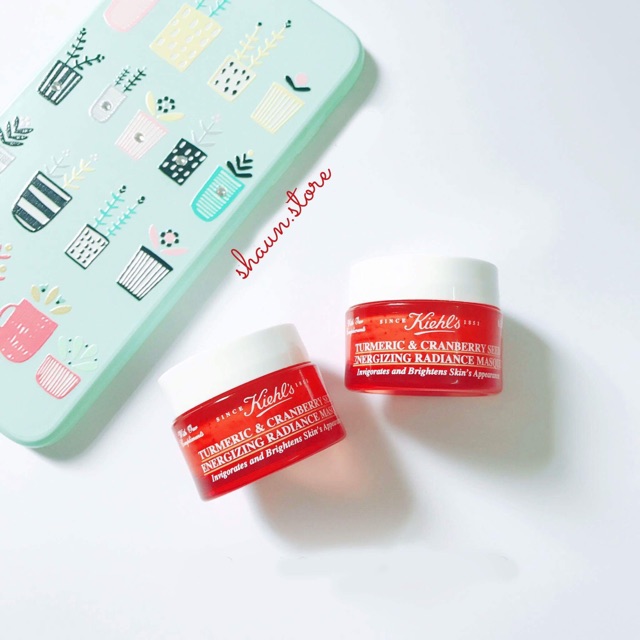 🌵MẶT NẠ MASK NGHỆ KIEHL'S TURMERIC & CRANBERRY SEED ENERGIZING RADIANCE MASQUE mini 14ml