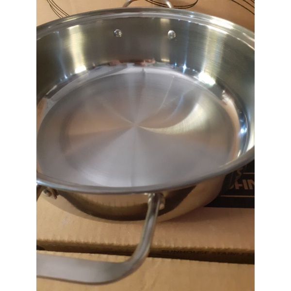LẨU GA INOX SUNHOUSE 24 Cm ( Dùng trên mọi loại bếp)