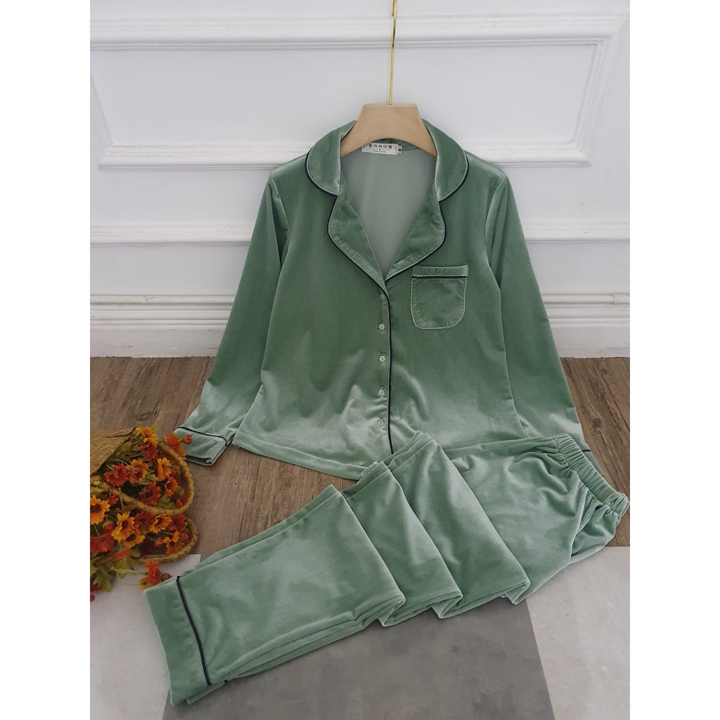 Pijama nhung trơn - Thương hiệu độc quyền của Mây | BigBuy360 - bigbuy360.vn