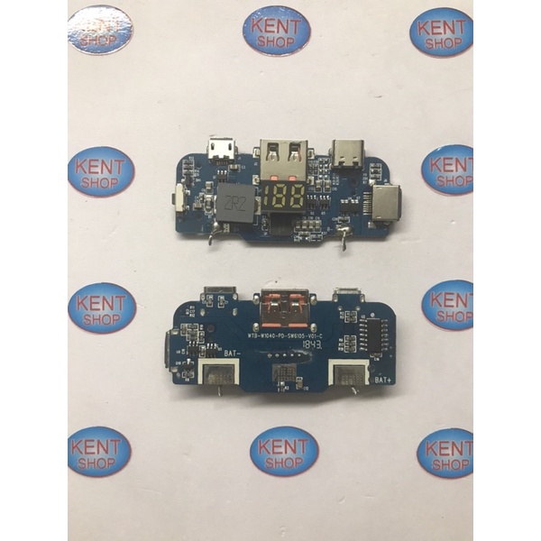 Mạch sạc dự phòng hỗ trợ sạc nhanh PD & QC 3.0