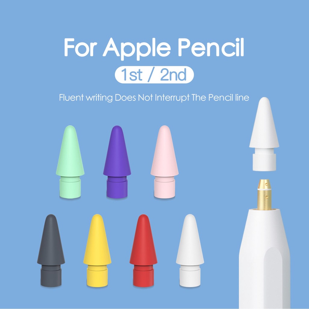 Đầu ngòi bút thay thế nhiều màu sắc thích hợp cho Apple Pencil 1/2