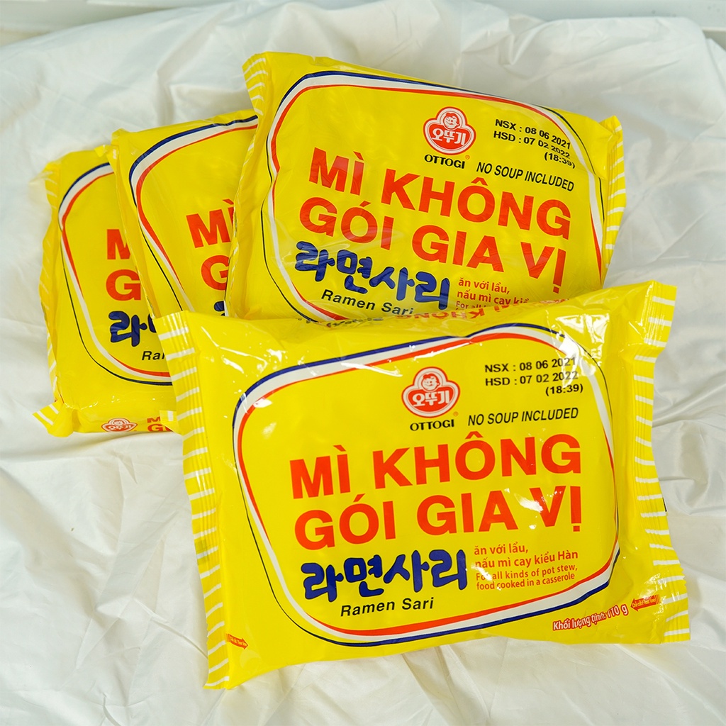 Mì Không Gia Vị Hàn Quốc Thùng 48 Gói