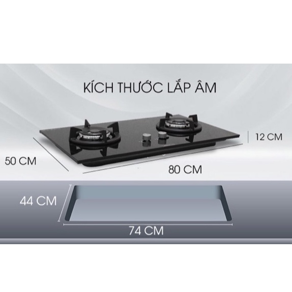 Bếp gas âm Electrolux EGT7627CK Chính Hãng Mới 100% +Tặng dây gas- Bảo Hành 12 tháng