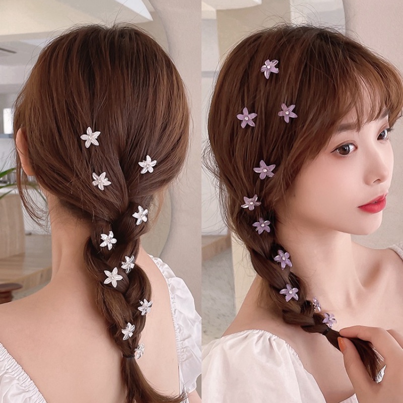 Kẹp tóc hình hoa dễ thương thanh lịch phong cách hàn quốc cho bé gái