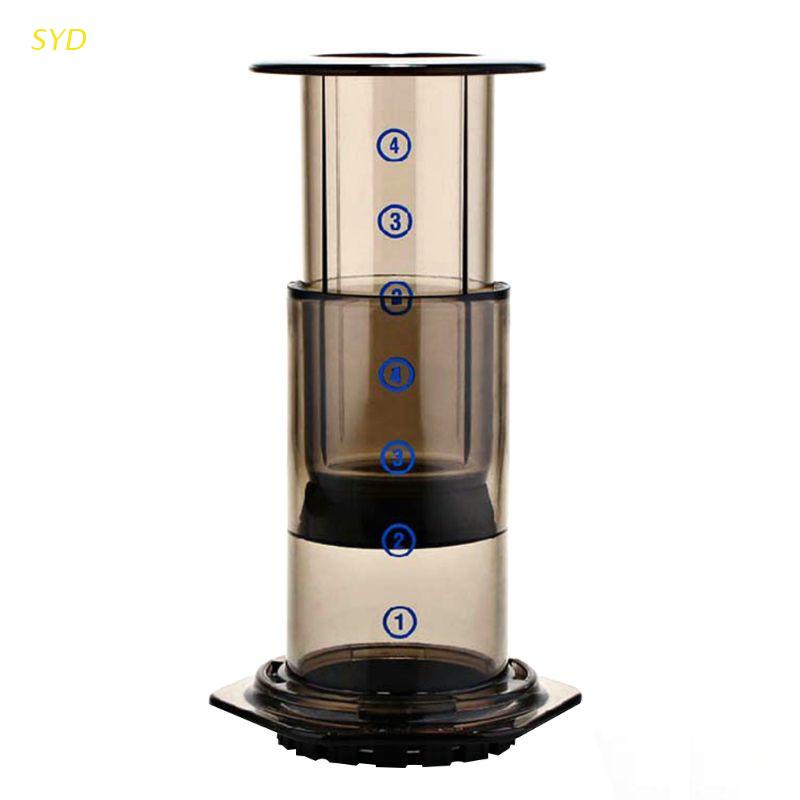 Bình Pha Cà Phê Espresso Bằng Thủy Tinh Dạng Nhấn Tiện Dụng Cho Máy Aeropress