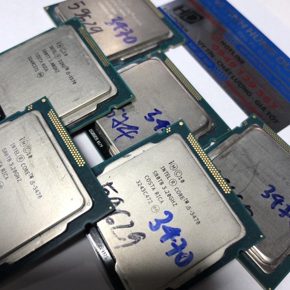 CPU core i5 socket 1155, i5 2320, i5 2400, i5 2500, i5 3330s,i5 3450, i5 3470, i5 3470s, i5 3550, i5 3570