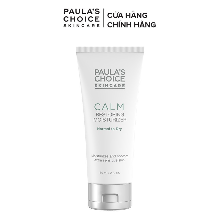 Kem dưỡng ẩm ngăn ngừa lão hóa, phục hồi da khô nhạy cảm Paula's Choice Calm Restoring Moisturizer 60ml 9140