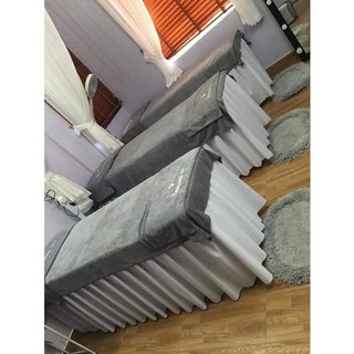 Bộ 3 váy quây lụa phi bóng