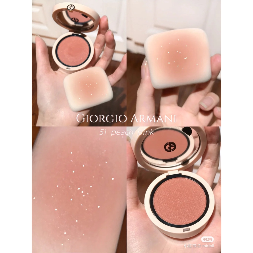 Phấn má Armani Beauty Neo Nude Color Melting Cream Blush - 51 Peach Pink