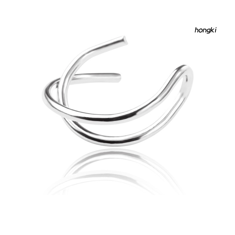 Khuyên Kẹp Vành Tai Thiết Kế Thanh Lịch Cho Nữ