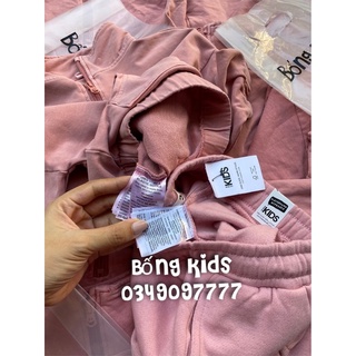 Bộ Nỉ Bé Gái Basic CottonOn(bán lẻ áo lẻ quần)