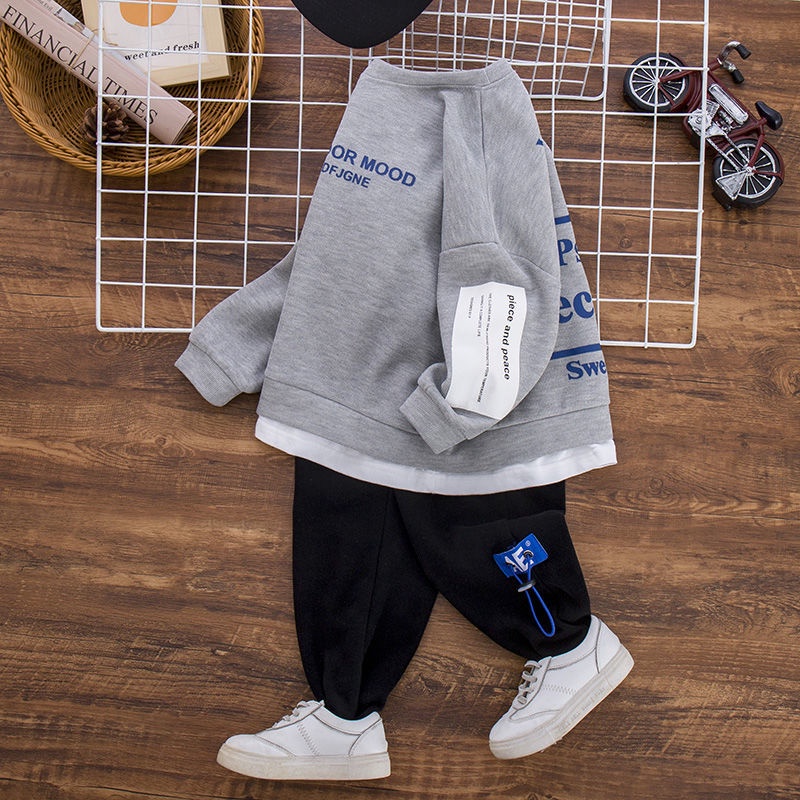 Bộ Đồ Thể Thao Thời Trang Mùa Thu 2022 Giản Dị Dành Cho Bé Trai