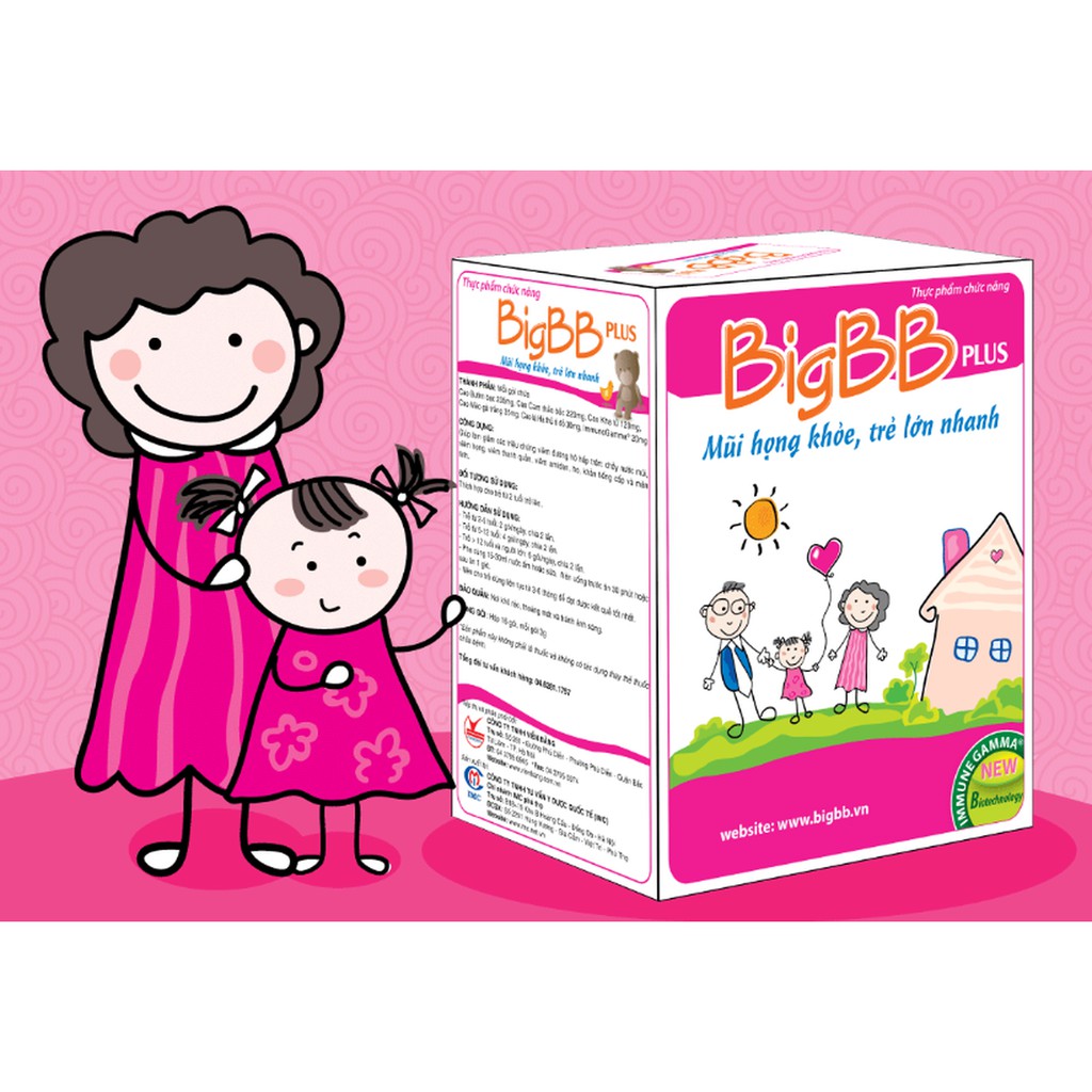 BigBB PLUS  hỗ trợ hô hấp cho trẻ