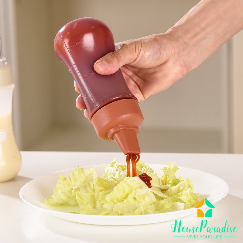 Chai Nhựa Dạng Bóp Đựng Nước Sốt Cà Chua Salad Tiện Lợi Cho Nhà Bếp