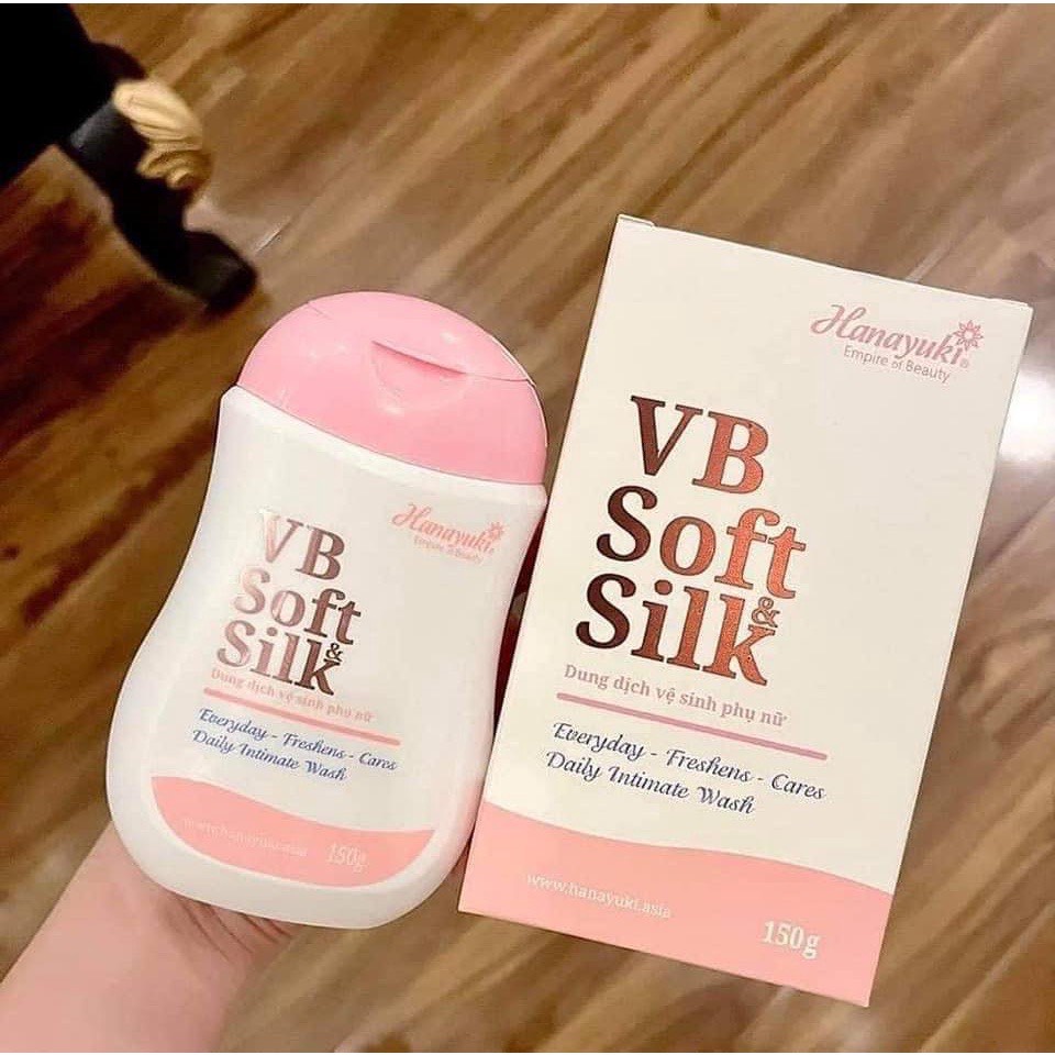 Dung dịch vệ sinh phụ nữ Hana Soft &amp; Silk Xanh và Hồng 150gr [ CHÍNH HÃNG ]