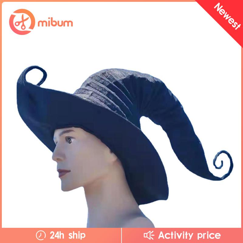 Mũ Phù Thủy Màu Đen Hóa Trang Halloween Hiện Đại