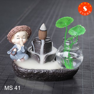 Thác khói trầm hương - Tặng Kèm 20 nụ Trầm tự nhiên (full bộ như hình)