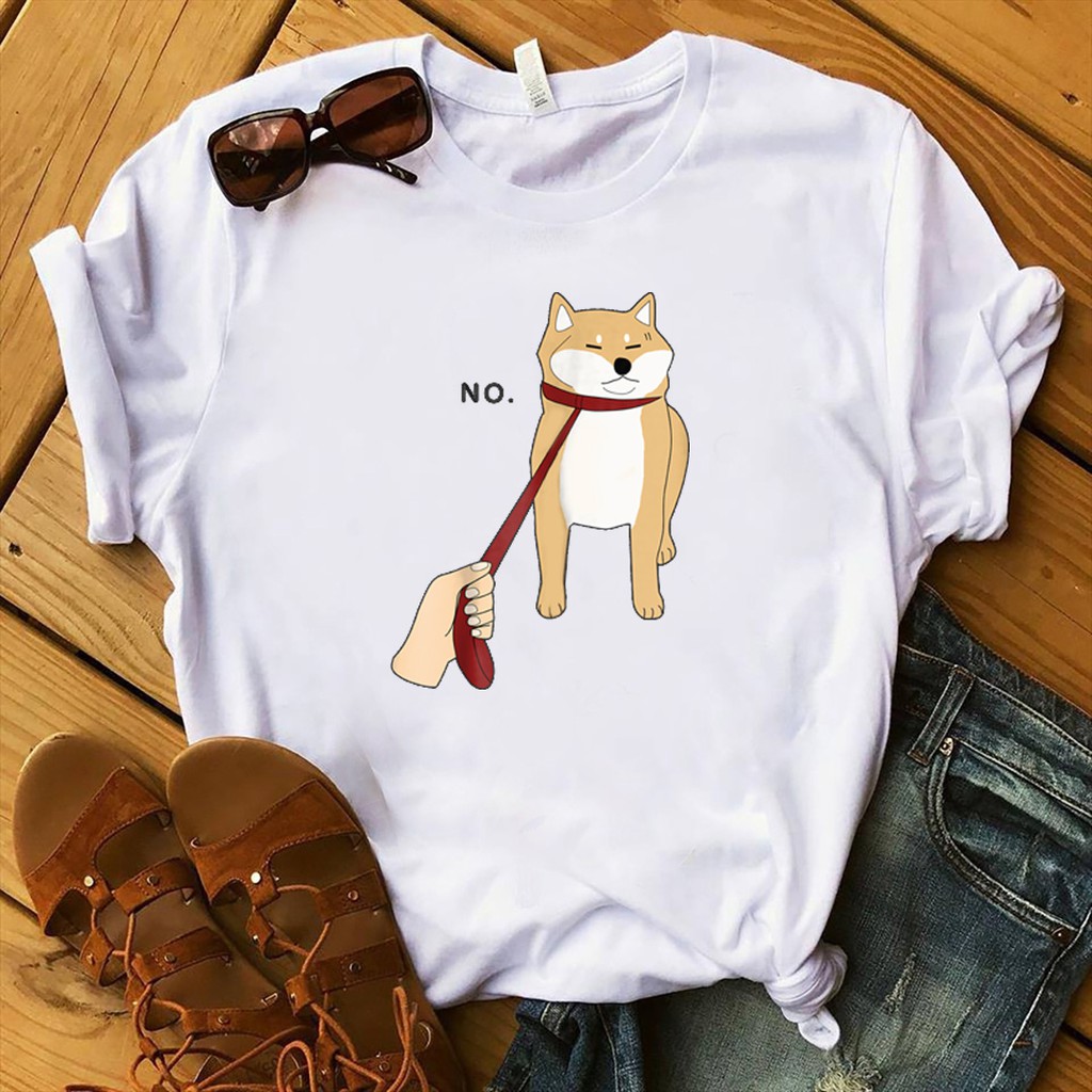 [ HOT ] Áo phông unisex Shiba- Áo thun in hình chó Shiba