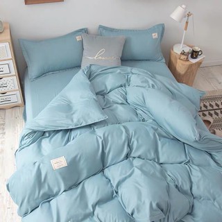 HÀNG CAO CẤP BỘ CHĂN GA GỐI COTTON HÀN QUỐC MÃU XANH BIỂN