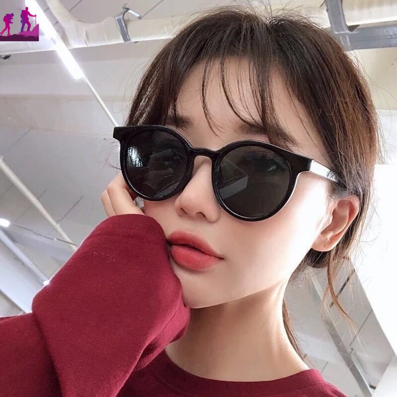 Kính Mát Gọng Tròn Chống Tia UV Phong Cách Hàn Quốc Thời Trang 50%off