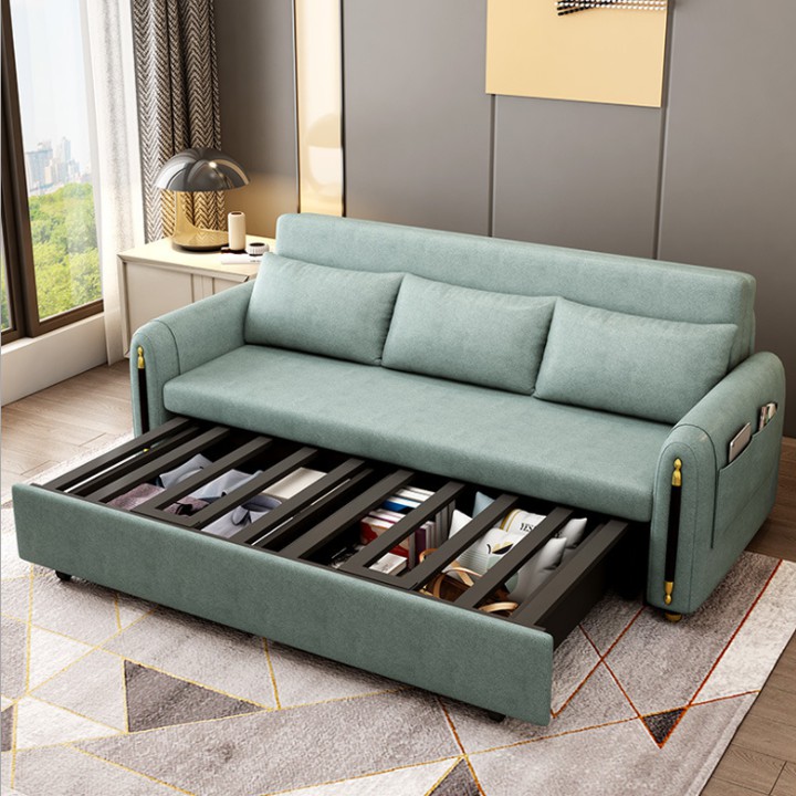 Giường đa năng gấp gọn thành ghế sofa, Giường thông minh đa chức năng 250x180cm