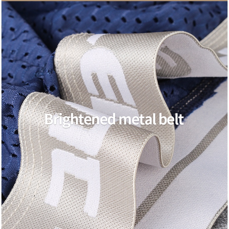 Quần Lót Boxer Vải Lụa Lạnh Dáng Rộng Thoáng Khí Thoải Mái Cho Nam 194