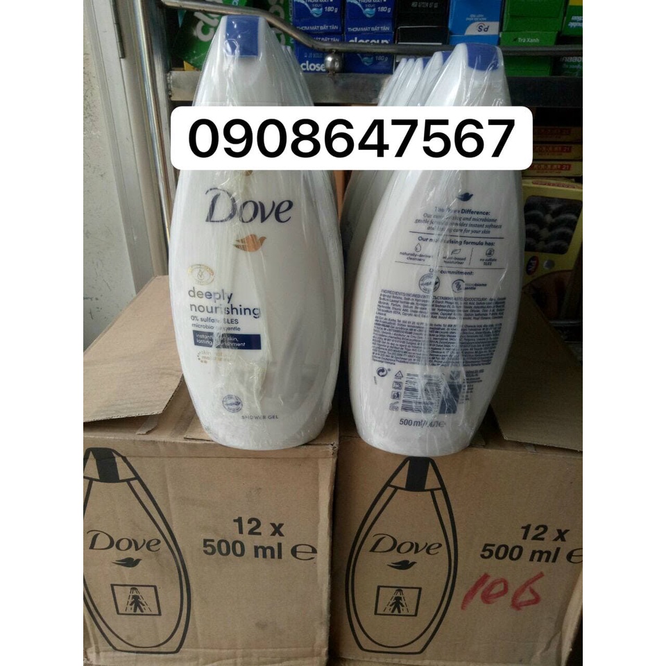 Tắm dove đức 500ml