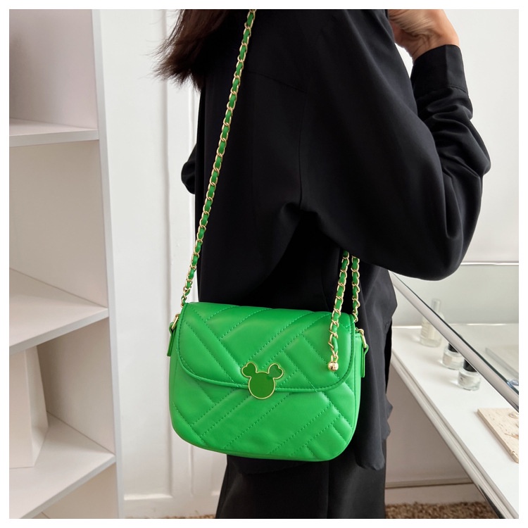 IELGY Fashion Simple Versatile Ladies Chain Crossbody Shoulder Bag