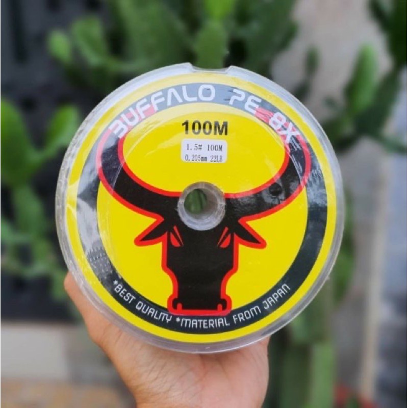 dây dù câu cá pe 8x buffalo dây câu cá(dây trâu bò)