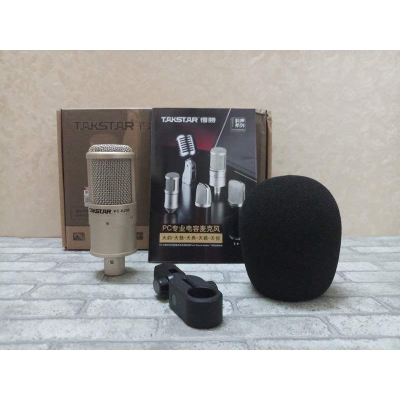 Combo Mic Thu Âm K200 và Soundcard Icon Pro