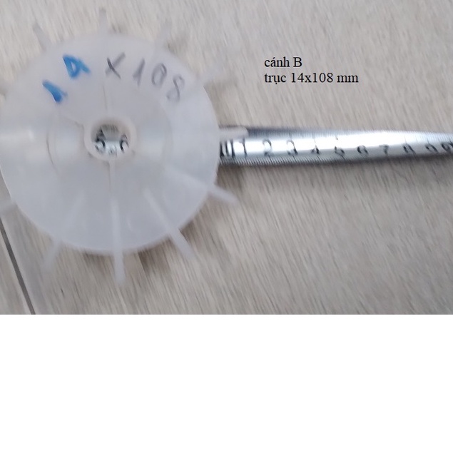 Cánh quạt gió máy bơm nước