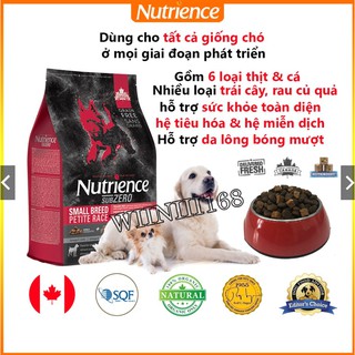 Memi thức ăn hạt cho chó nutrience subzero - thịt bò, cá hồi, cá tuyết, cá trích, rau củ & trái cây tự nhiên