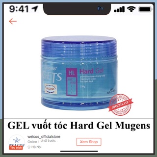 Gel siêu cứng vuốt tóc WELCOS Super Hard tạo kiểu tóc cố định tối đa, giữ nếp lâu, đàn hồi chính hãng ST20