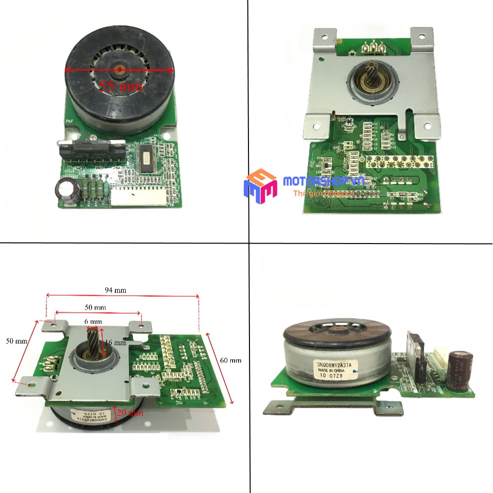 MTS Động cơ brushless không chổi than chế quạt 12v-24v 30w trục 6mm