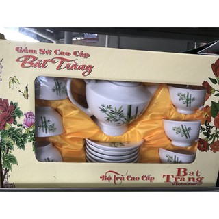 BỘ ẤM CHÉN PHA TRÀ CERAMICS- GỐM SỨ CAO CẤP