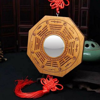 GƯƠNG TIÊN THIÊN BÁT QUÁI GỖ ĐÀO LÕM THU HÚT PHÚC KHÍ , TÍCH TỤ NĂNG LƯỢNG