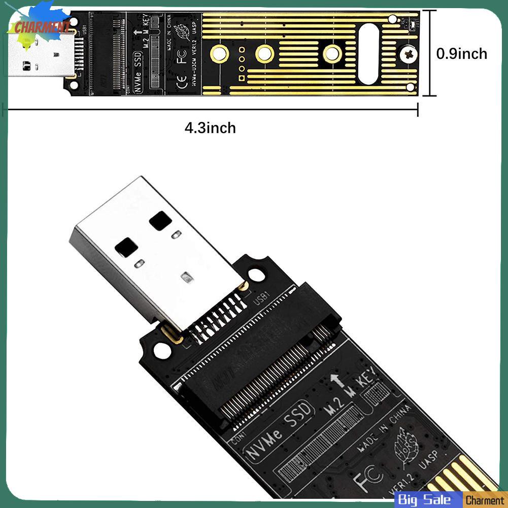 Card Chuyển Đổi Giao Diện Trong Cha.M.2 Nvme Ssd Sang Usb 3.1 Adapter Pci-E Sang Usb-A 3.0